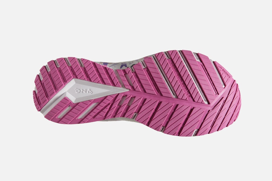 Brooks Revel 4 Road Loopschoenen Dames - Wit/Roze - 089351KES